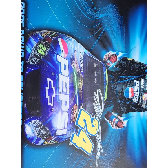 Jeff Gordon Pepsi Racing Plastic Poster Star Wars #24 Arlington Park 2005 - Picture 4 of 13